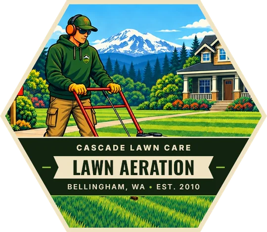 Cascade Lawn Care Lawn Aeration badge